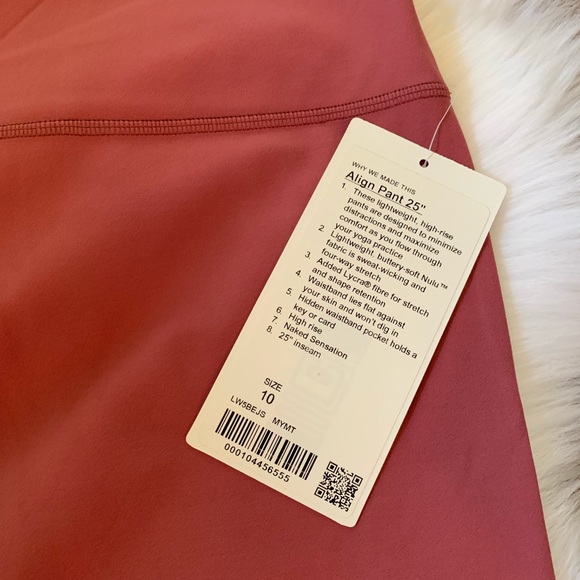 • FIRM PRICE • 🌞 Lululemon align pant misty pink - Picture 3 of 7